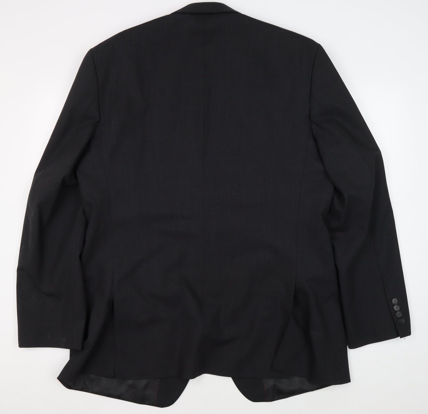 Jeff Banks Men's Black Blazer, 44 Long, Travel Jacket