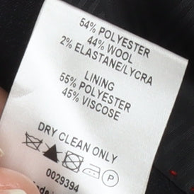 Jeff Banks Men's Black Blazer, 44 Long, Travel Jacket