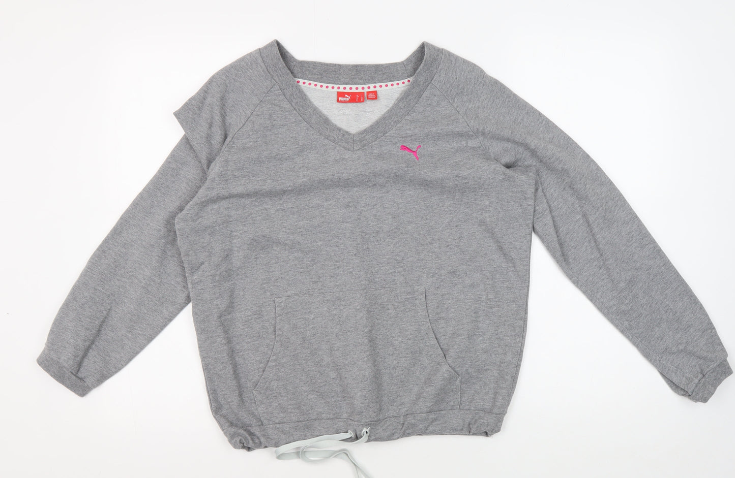 Puma Women's Grey Pullover Sweatshirt Size 10