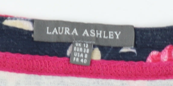 Laura Ashley Women's Floral Blouse, Size 12, Multicoloured