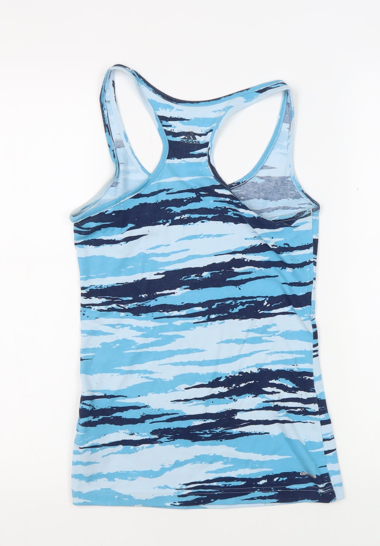 Adidas Women's Blue Racerback Tank Top 2XS