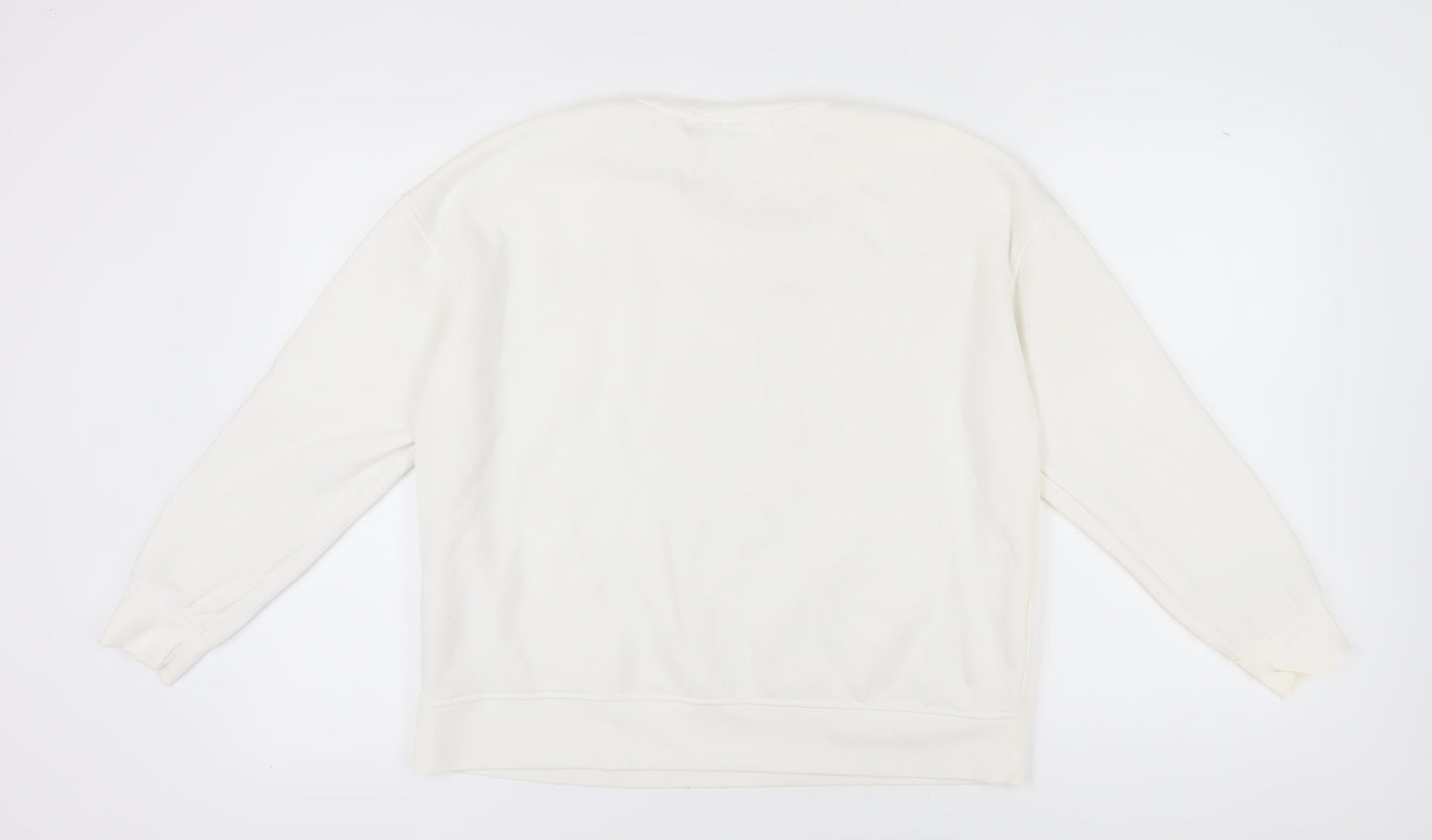 Disney Women's Ivory Sweatshirt M - Mickey Print