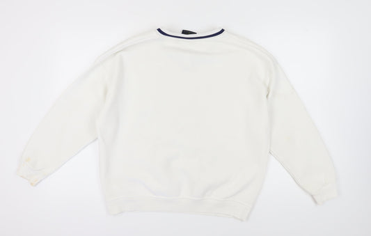 Berkeley White Pullover Sweatshirt Unisex Small