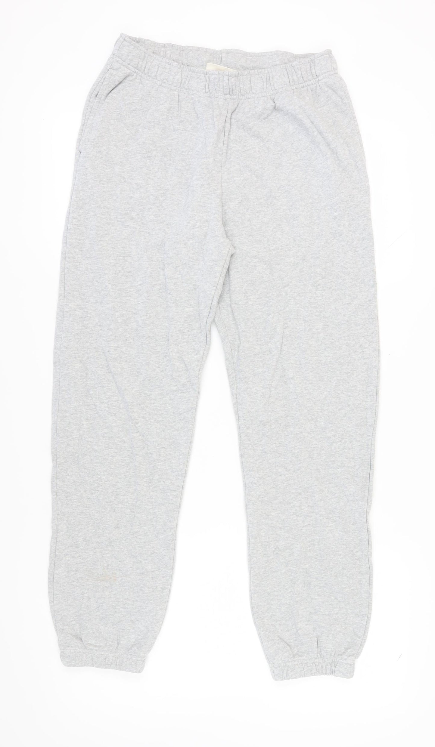 H&M Men’s Grey M Sweatpants, Cotton, Elastic Waist