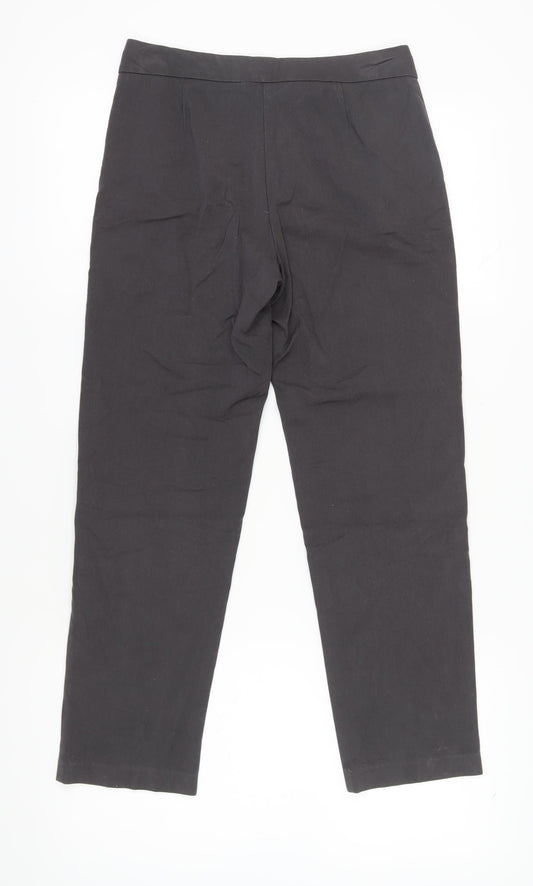 Marks and Spencer Women's Black Trousers Size 8 Casual