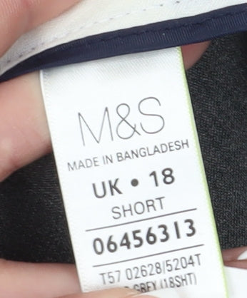 Marks and Spencer Grey Women's Dress Pants, Size 18