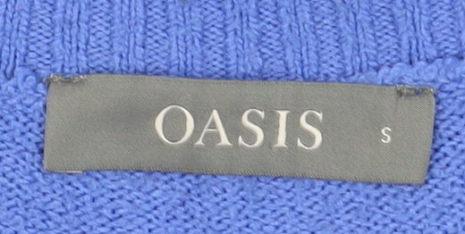 Oasis Women's Blue Pullover Jumper, Size S