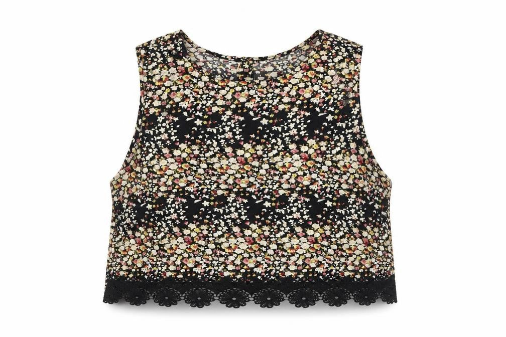 Womens UK Size S Brave Soul Multicoloured Viscose Blend Blouse