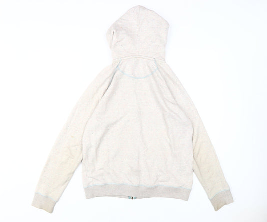Fat Face Women's Beige Full Zip Hoodie - UK Size 12