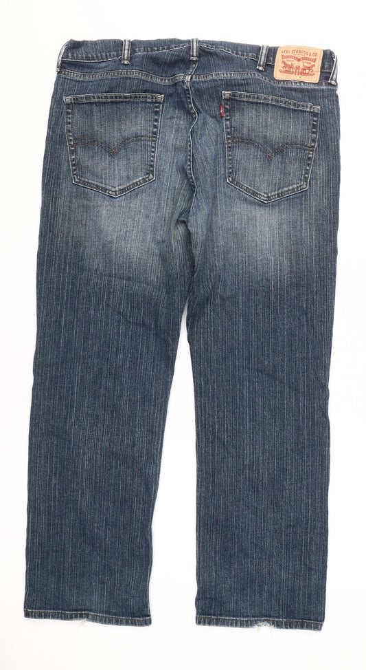Levi Strauss Men's Blue Straight Jeans Size 38