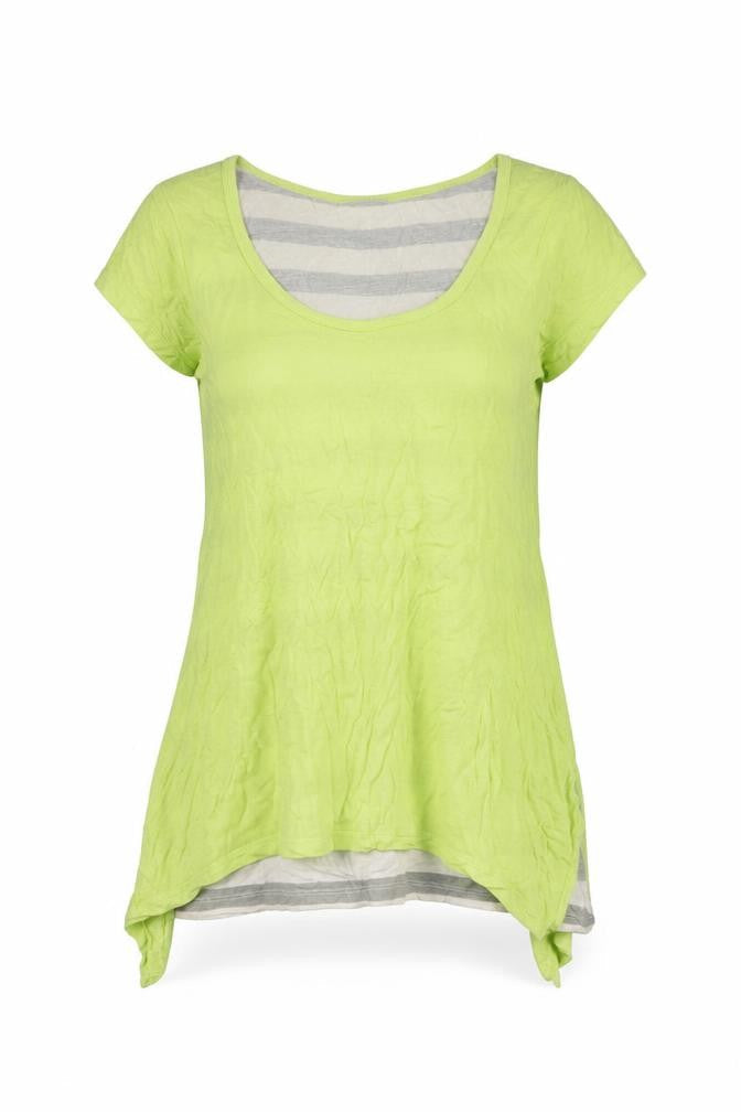 Womens UK Size 10 mamas & papas Green Viscose T-Shirt