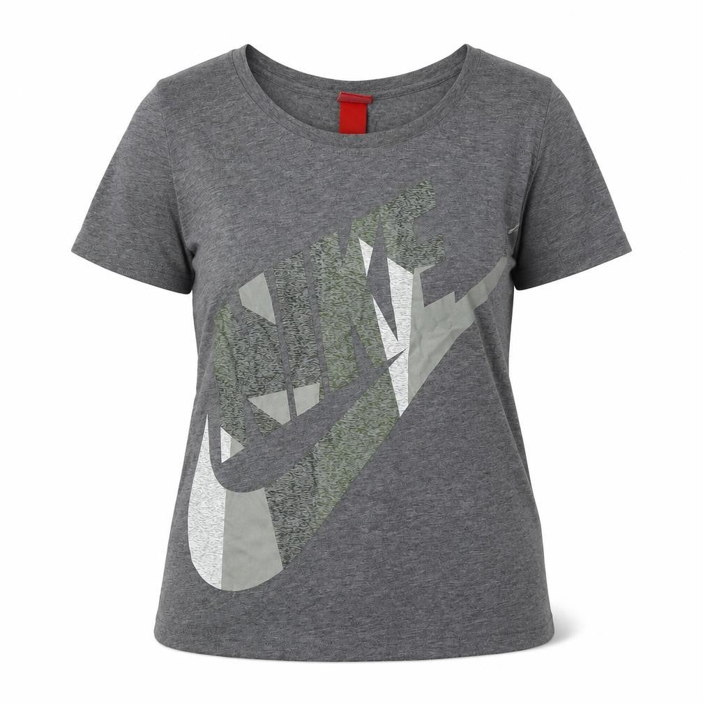 Womens UK Size S Nike Grey Polyester Blend T-Shirt