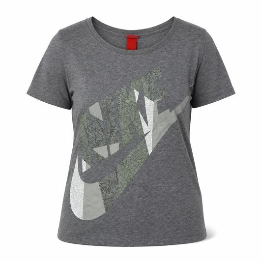 Womens UK Size S Nike Grey Polyester Blend T-Shirt