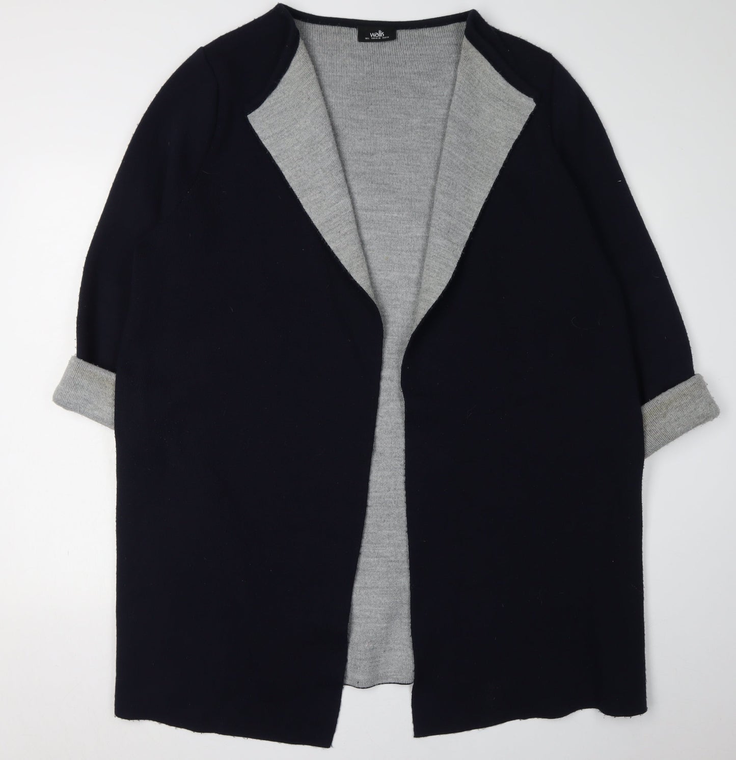 Wallis Women's Black Cardigan - Size L, Casual Knit