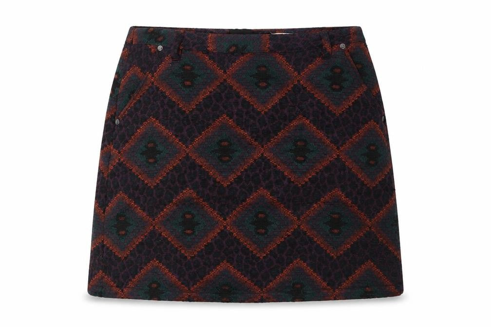 Marks and Spencer Women's Multicoloured Geometric Skirt