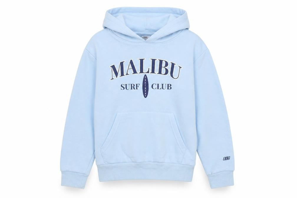 Skechers Boys Blue Pullover Hoodie - Size S