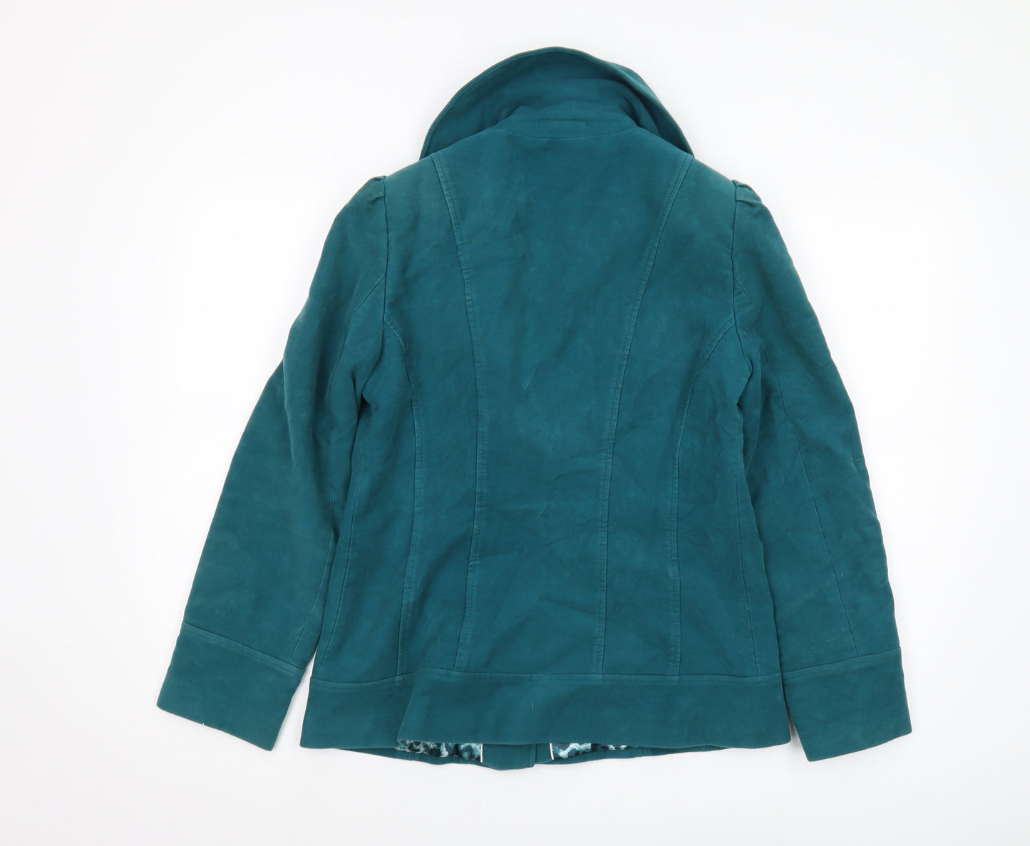 Marks and Spencer Women’s Green Cotton Coat Size 10