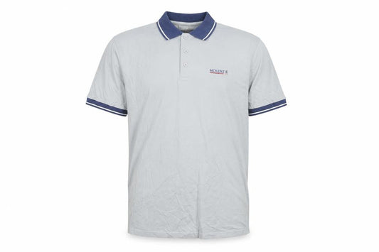 McKenzie Men's Grey Short Sleeve Polo - M