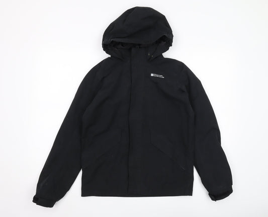 Mountain Warehouse Boys Black Waterproof Parka Coat 11-12Y