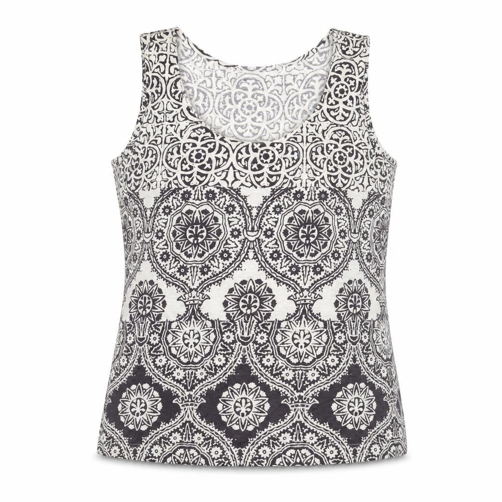 Womens UK Size 16 Laura Ashley Grey 100% Cotton Tank