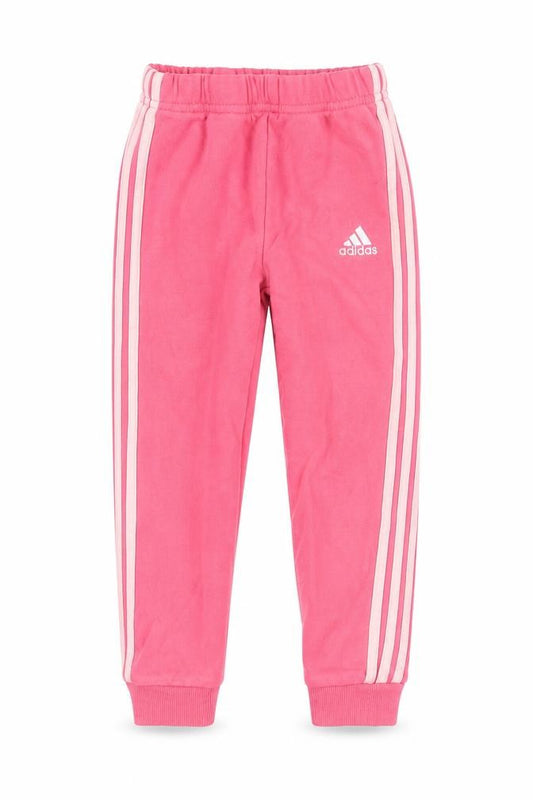 Adidas Girls Pink Jogger Trousers, 2-3 Years, Cotton Blend