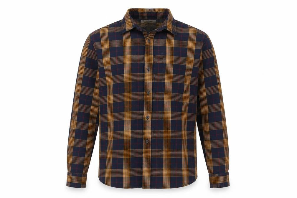 Goodthreads Men's Multicoloured Plaid Shirt Medium