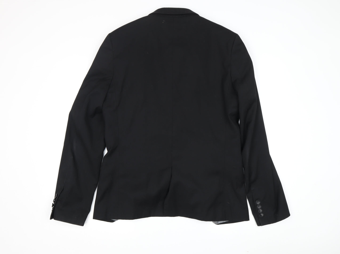 Topman Men's Black Blazer Jacket Size 40 Regular Fit