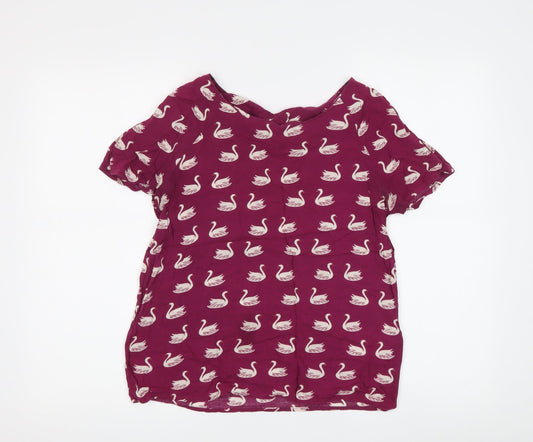 Vero Moda Women's XS Multicoloured Animal Print T-Shirt