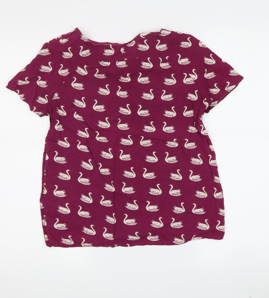 Vero Moda Women's XS Multicoloured Animal Print T-Shirt