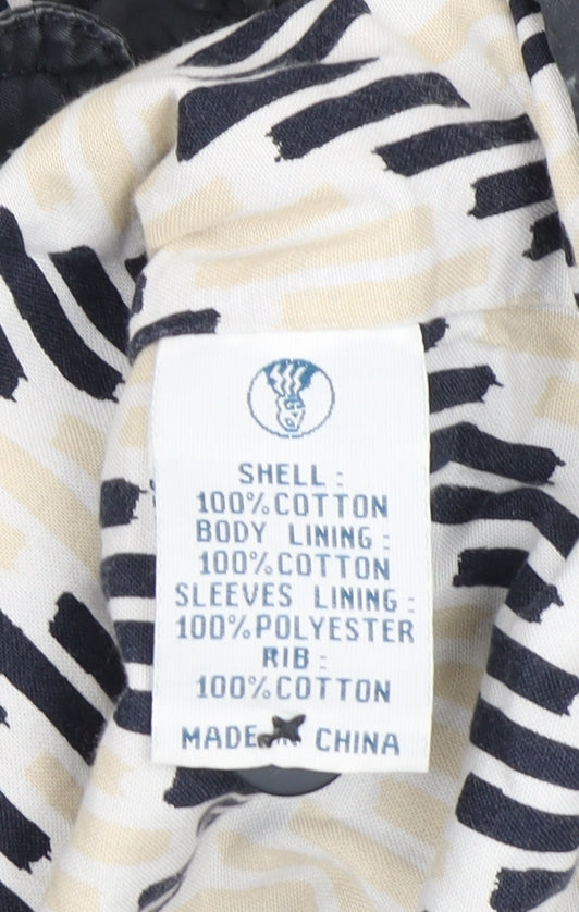 Fat Face Women's Blue Cotton Parka Jacket Size 14