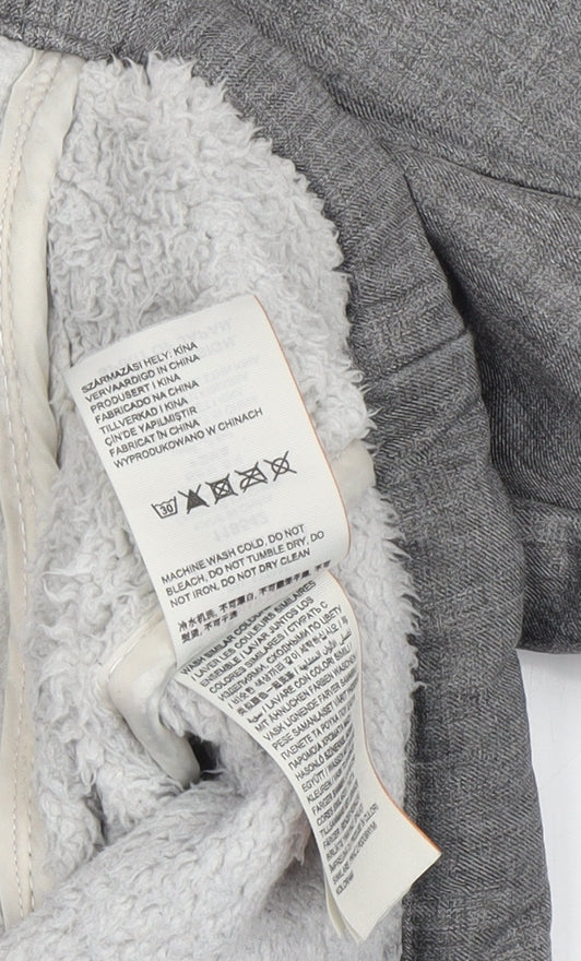 Superdry Women's Grey Windbreaker Jacket, S, Waterproof Winter Coat