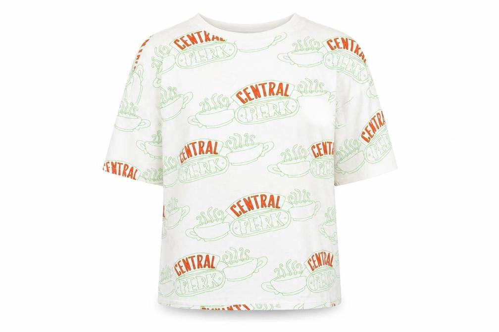 FRIENDS Womens White Graphic XS T-Shirt