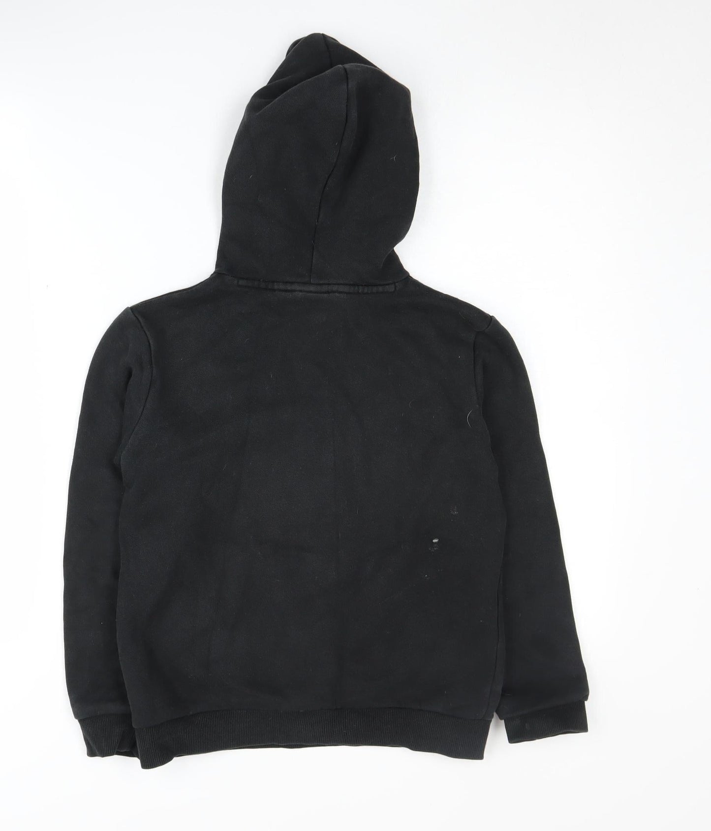 Puma Boys Black Hoodie 11-12 Years Pullover Graphic Print