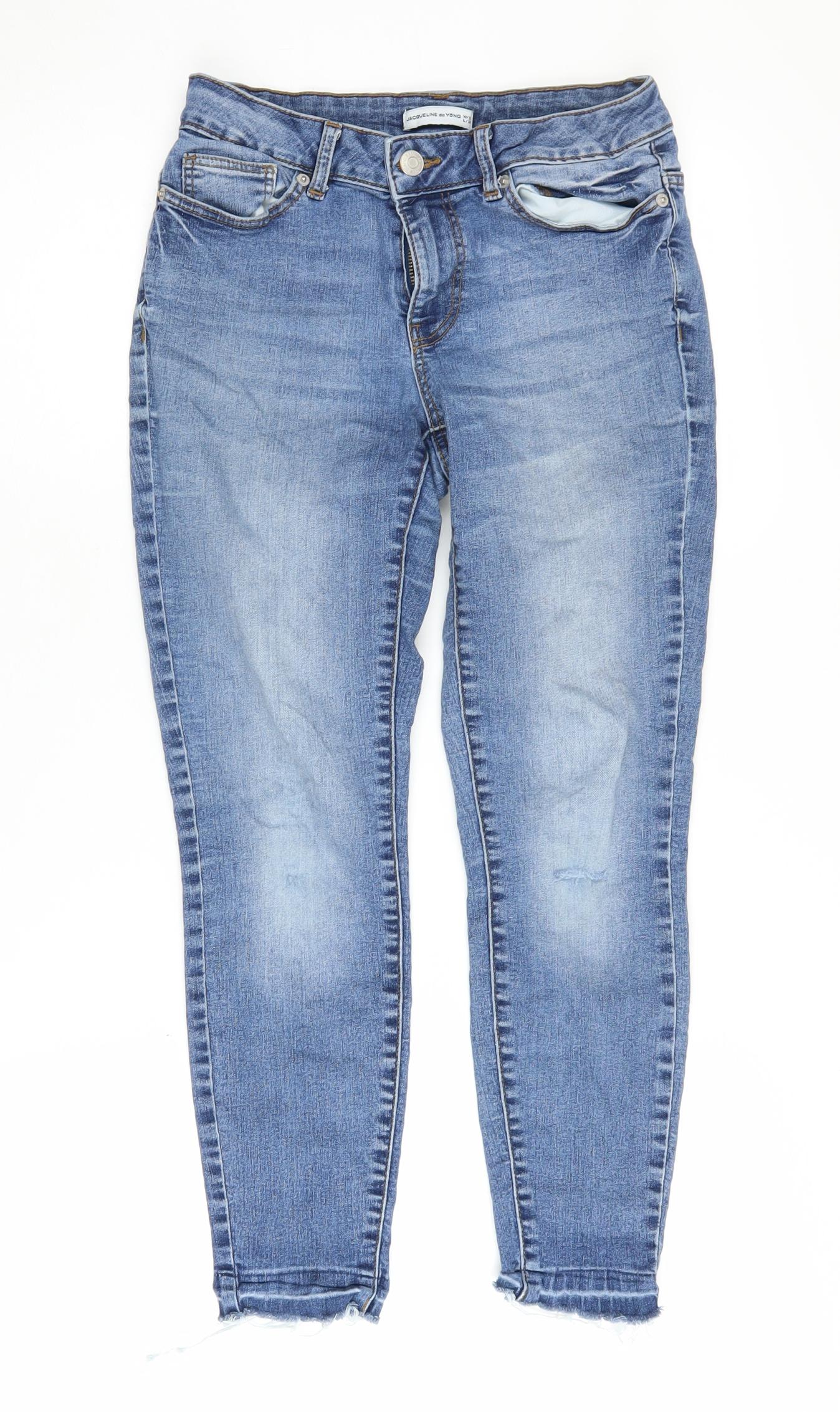 Jacqueline de Yong Women's Blue Skinny Jeans
