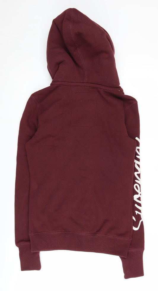 Superdry Men's XS Red Full Zip Hoodie