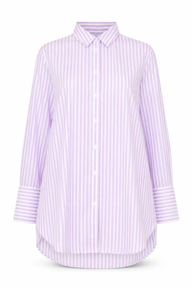 Marks and Spencer Women's Striped Button-Up, Size 6