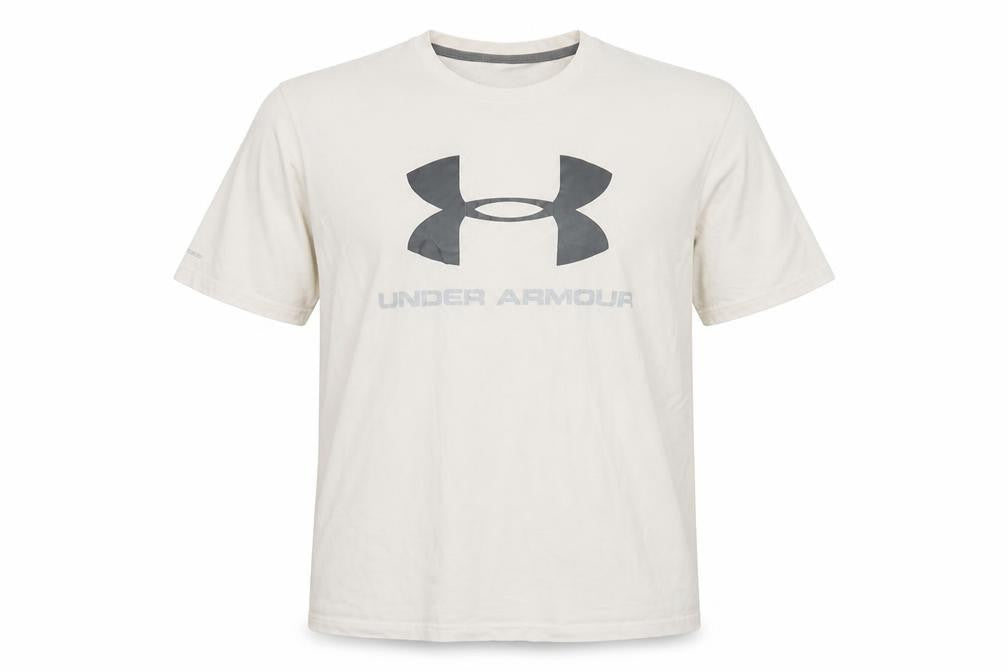 Mens UK Size M Under armour Beige  Cotton Blend T-Shirt