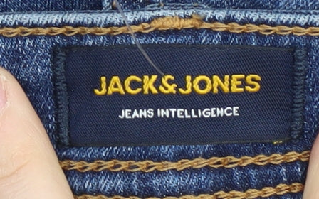 Jack & Jones Men's Blue Straight Jeans 32 Regular Fit