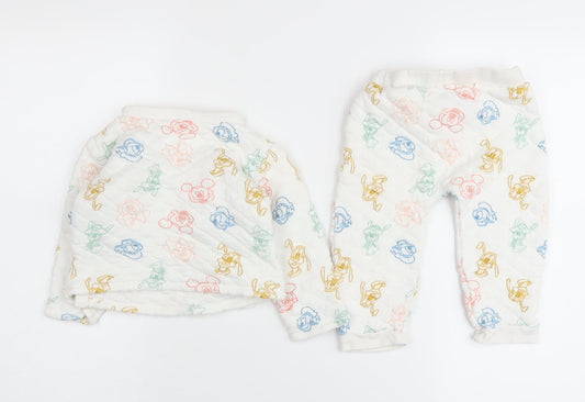 Disney Unisex Baby Multicoloured 12-18 Months Trousers Set