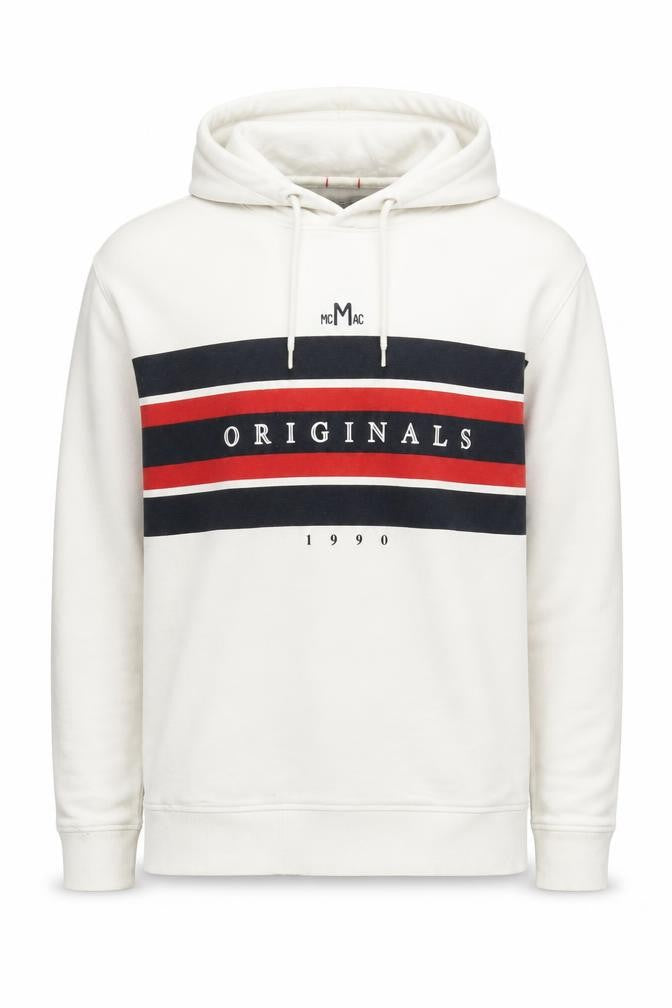 Mens UK M Regular JACK & JONES White Pullover Hoodie