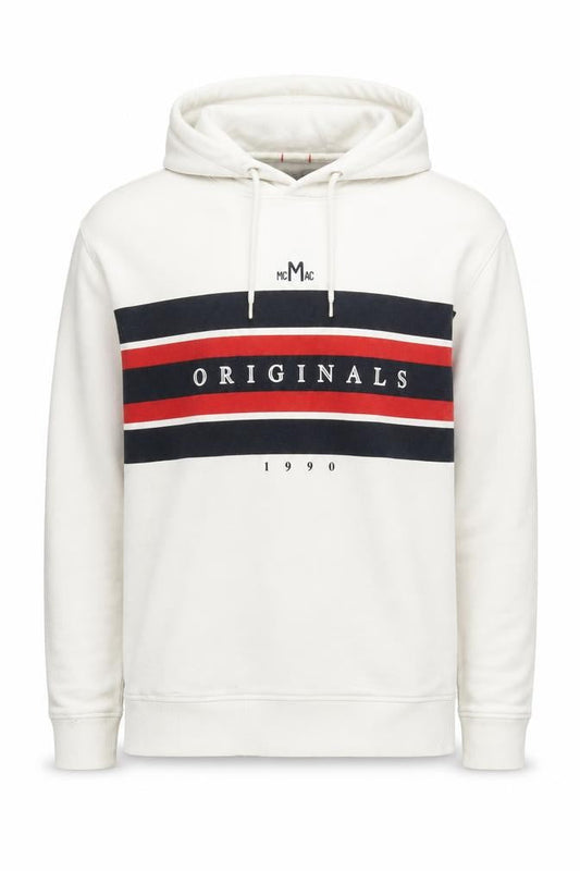 Mens UK M Regular JACK & JONES White Pullover Hoodie