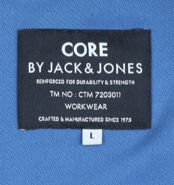 Jack & Jones Men's Blue Basic Jacket - Size L