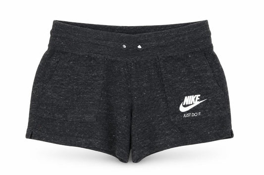 Nike Girls Black Athletic Shorts XL Cotton Polyester