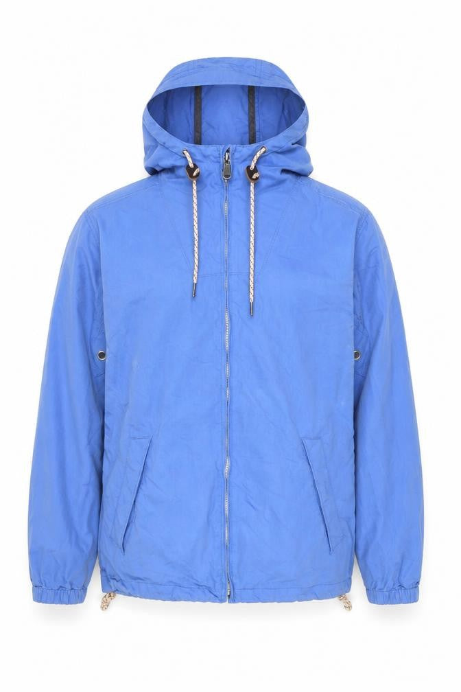 FatFace Men’s Blue Anorak Jacket - Small, Casual Hooded