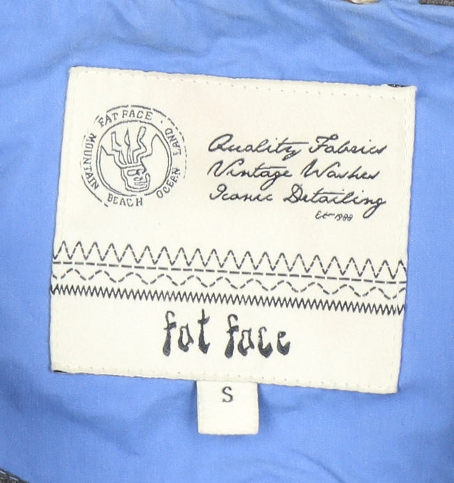 Fat Face Men’s Blue Anorak Jacket - Small, Casual Hooded