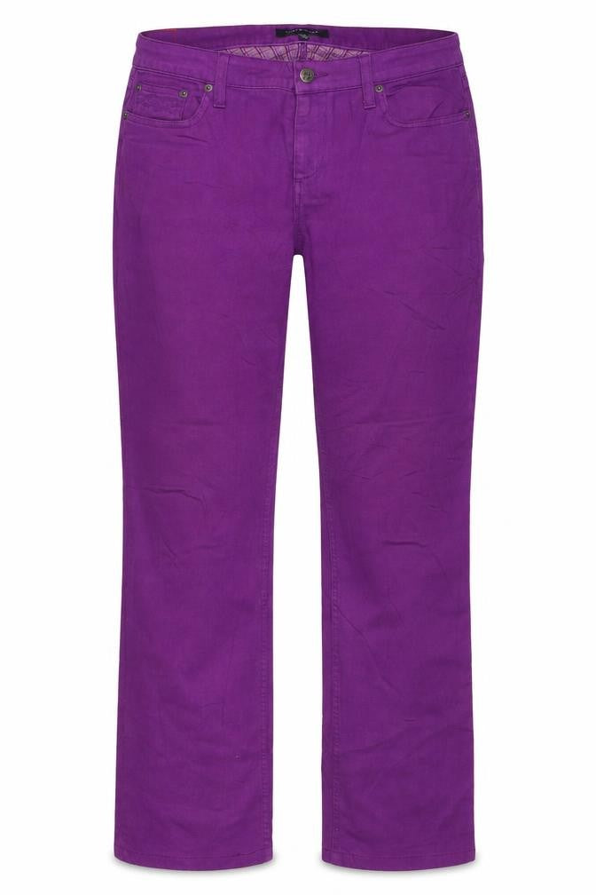 Tommy Hilfiger Womens Straight Purple Jeans Size 4