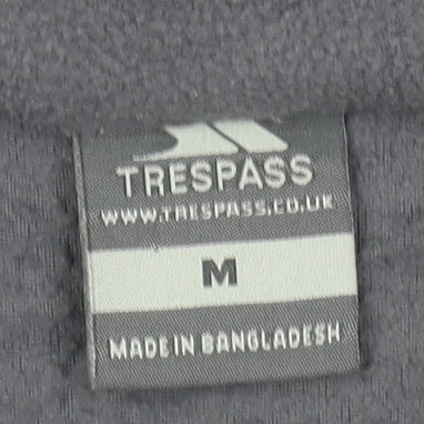 Trespass Men's Grey Fleece Jacket M Casual Zip