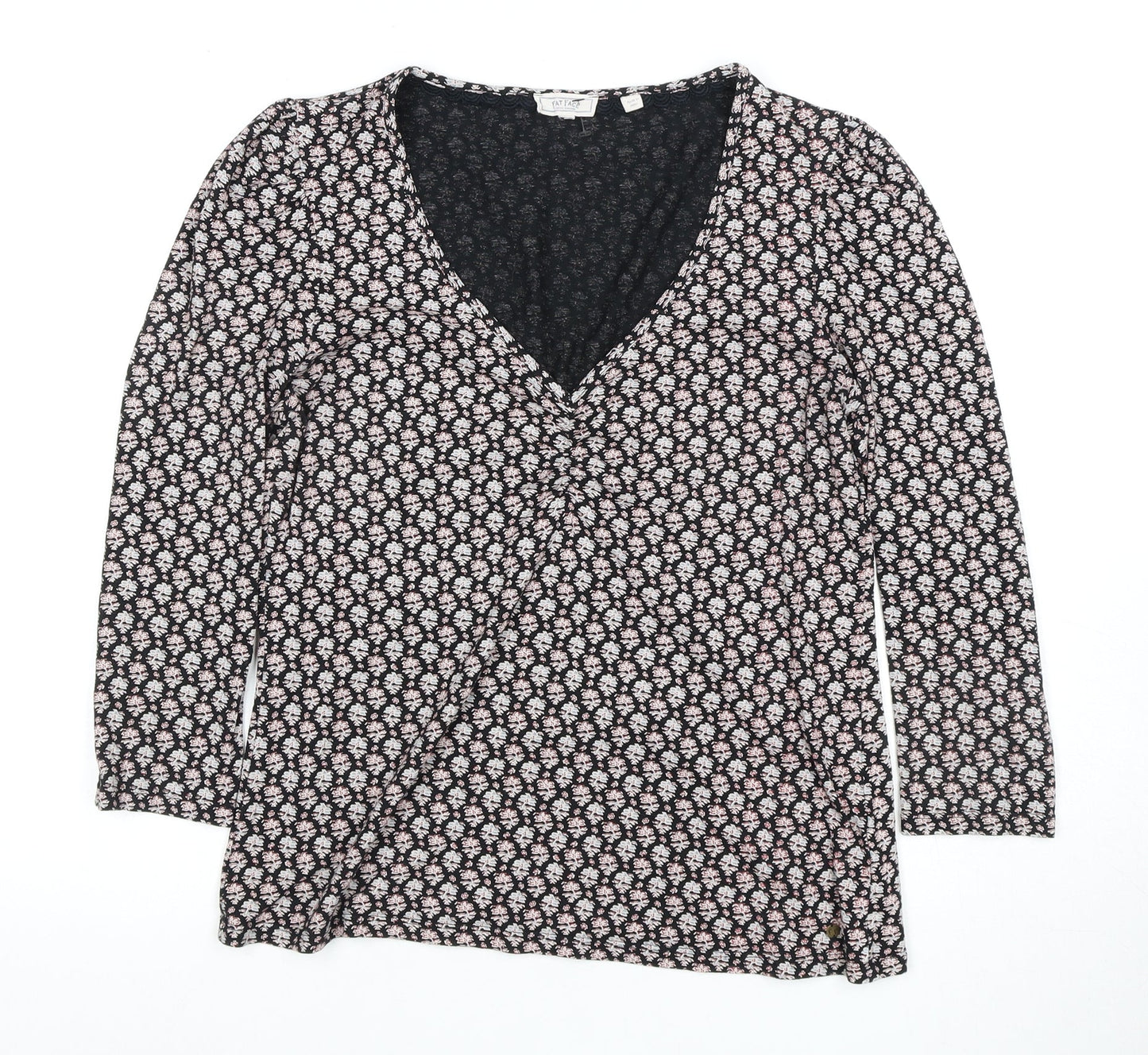 Fat Face Women’s Multicoloured Floral Wrap Blouse