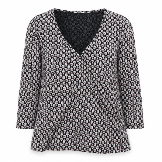 FatFace Women’s Multicoloured Floral Wrap Blouse