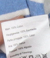 Joules Women's Blue Striped Boat Neck T-Shirt Size 8